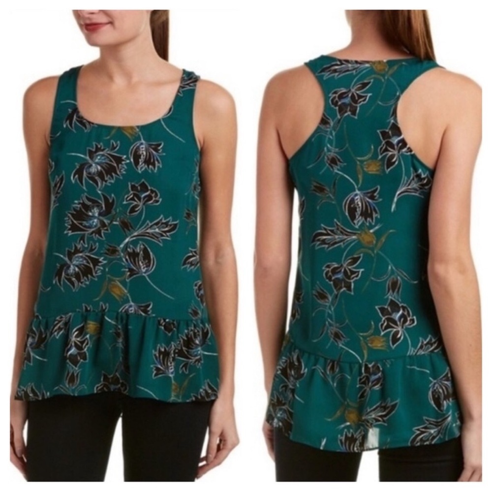 Cabi 3276 Zoe Falling Flowers Peplum Top